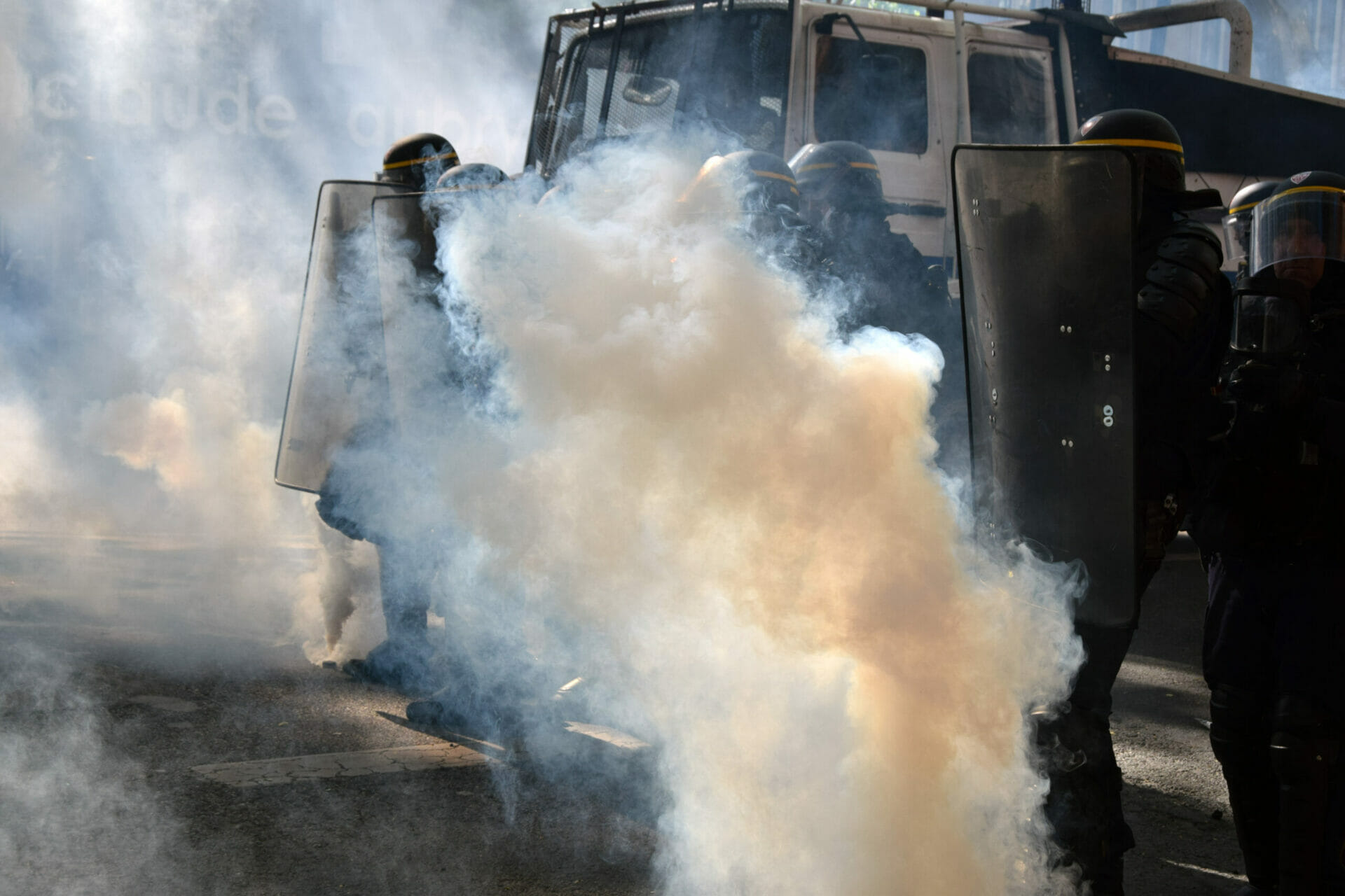 Tear gas used in excess in Toulouse, France, 2019-04-13 Tear Gas Cleanup Services in Texas
