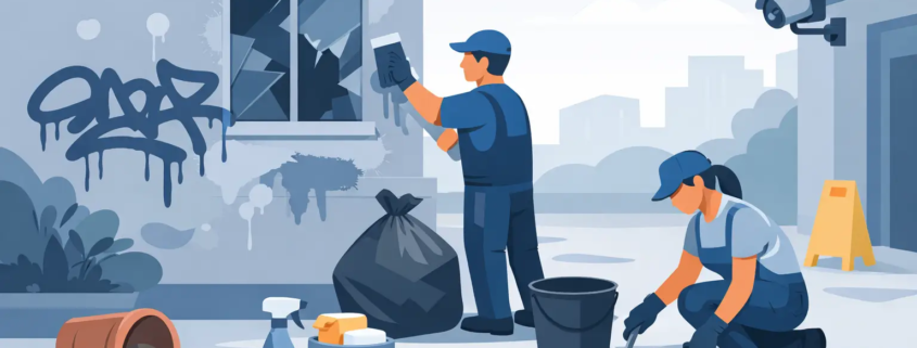 How to Clean Up After Vandalism on Your Property