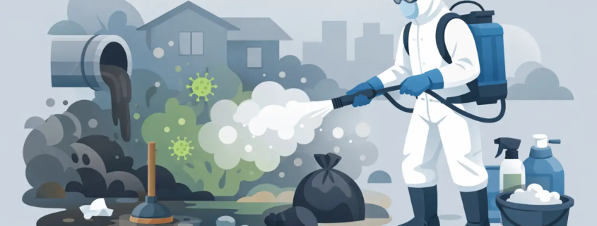 How to Disinfect Sewage Contamination Safely